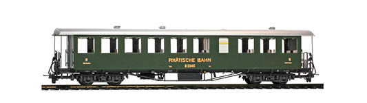 074-3235145 - H0m - Personenwagen B 2245 Nostalgie-Plattformwagen, RhB, Ep. IV - VI